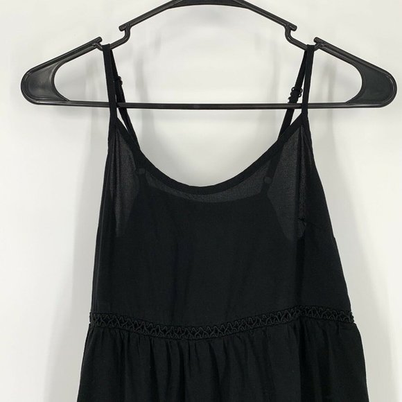 Mossimo Black Sleeveless Ruffle Babydoll Dress - Picture 3 of 8